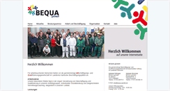 Desktop Screenshot of bequa-ggmbh.de